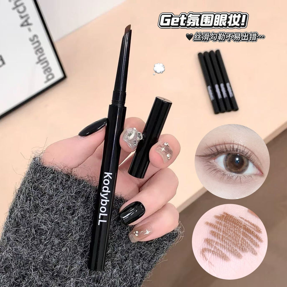 Makeup kodyboll smooth eyeliner gel pen waterproof long-lasting non-smudge eyeliner pen for beginners to silkworm pen
