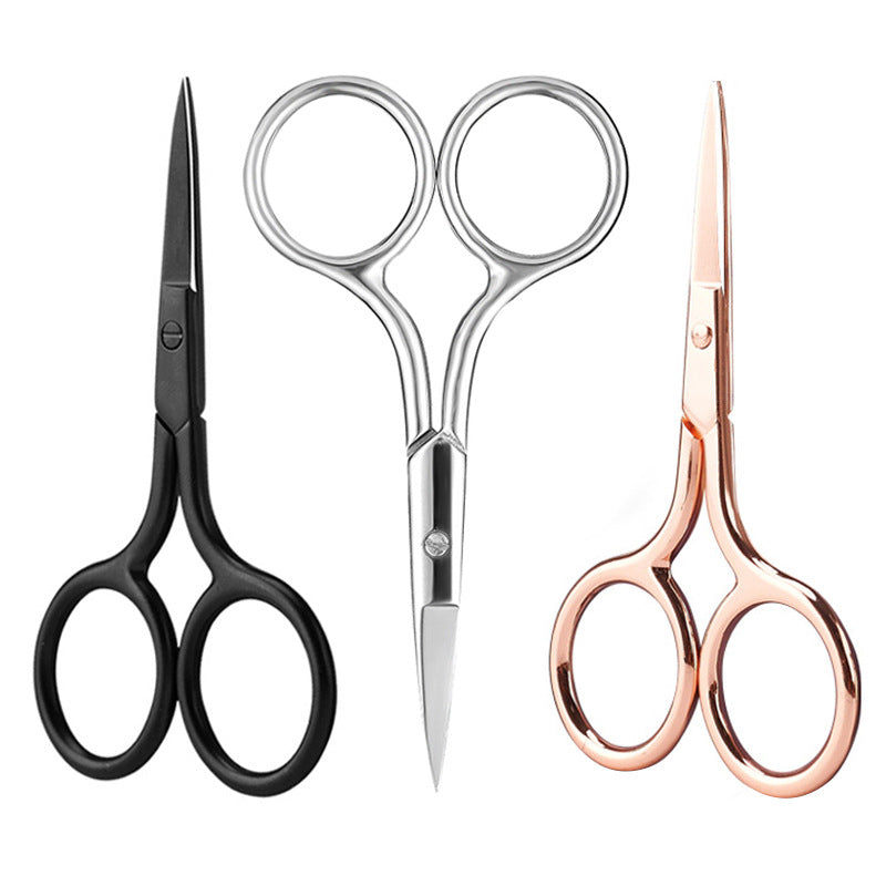 Cosmetic scissors - eyebrow shaping, nose hair trimming, eyelash extension, precision point, sharp, handmade, beauty & eyelash specialized