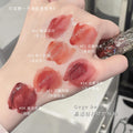 Gege bear gege bear crystal diamond mirror lip glaze moisturizing student party no makeup whitening lipstick