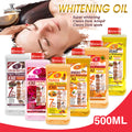 e-commerce hot-selling red-capped 7-day repair and brightening turmeric essential oil, full body massage vc massage oil, 500ml