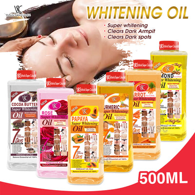 e-commerce hot-selling red-capped 7-day repair and brightening turmeric essential oil, full body massage vc massage oil, 500ml