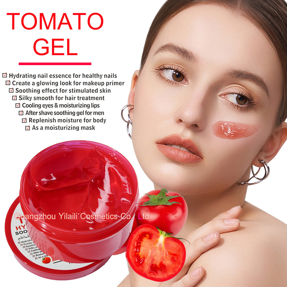tomato gel 300g hydrating aloe vera gel moisturizing sleeping mask repair gel foreign trade factory direct sales