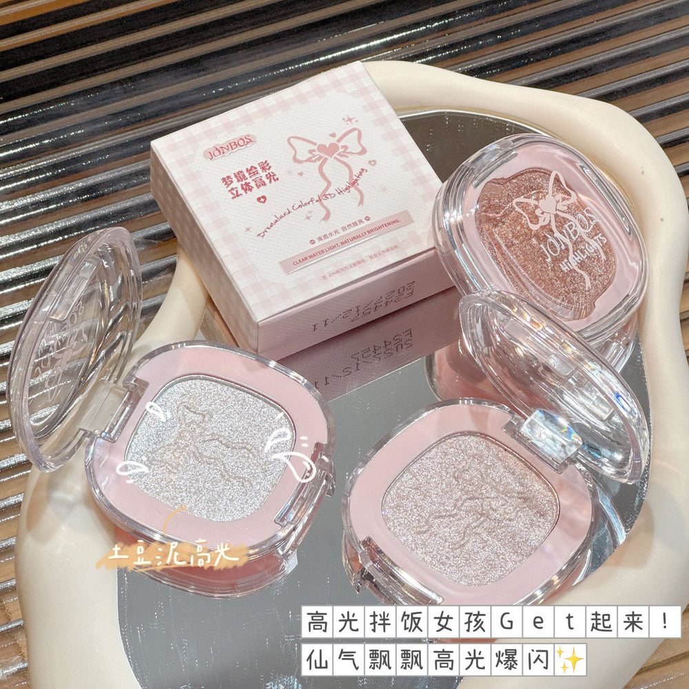 Jonbos dream painting stereo highlight powder watery skin explosive fine shimmer facial brightening potato puree highlight cream
