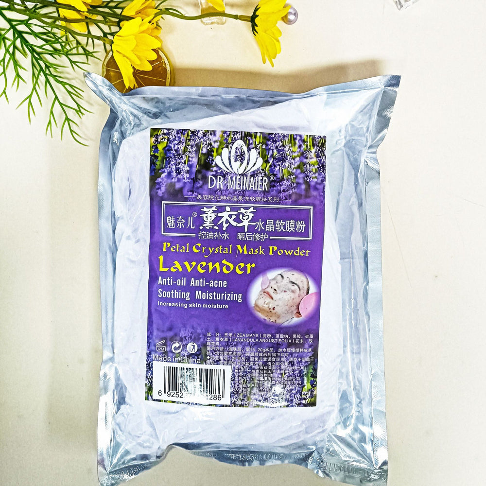 Wholesale crystal rose petal soft mask powder for beauty salons - hydrating, revitalizing, and skin-softening facial mask powder