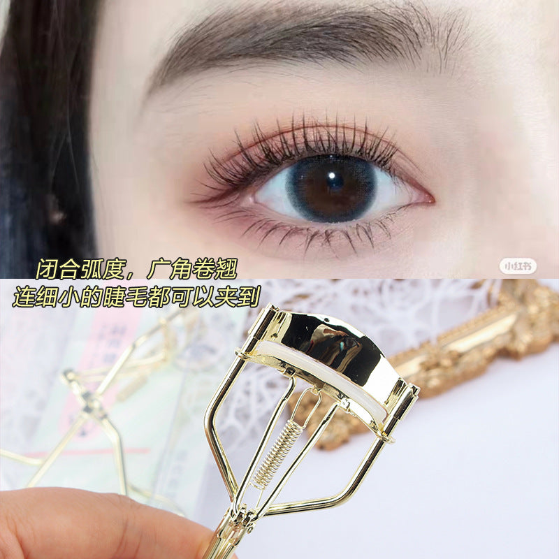 Marianne stainless steel eyelash curler - beginner-friendly, long-lasting curl, sunflower metal eyelash applicator