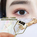 Marianne stainless steel eyelash curler - beginner-friendly, long-lasting curl, sunflower metal eyelash applicator