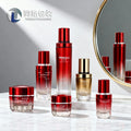 Custom oem thick-bottom glass set: premium cosmetic sample bottles - 30g cream jars, skincare lotion bottles