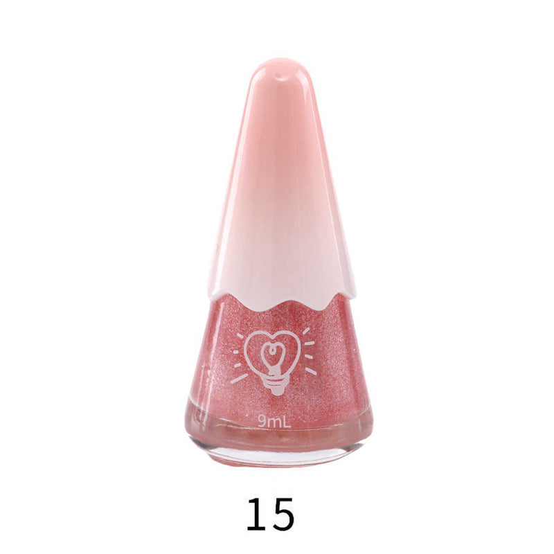 Nail polish, no baking, quick drying, tearable, water-based, peelable, wholesale, autumn and winter, cherry, hand and foot nail polish wholesale