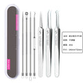 Super sharp 4 needles + super sharp mirror light no. 5 3 clips + plastic box