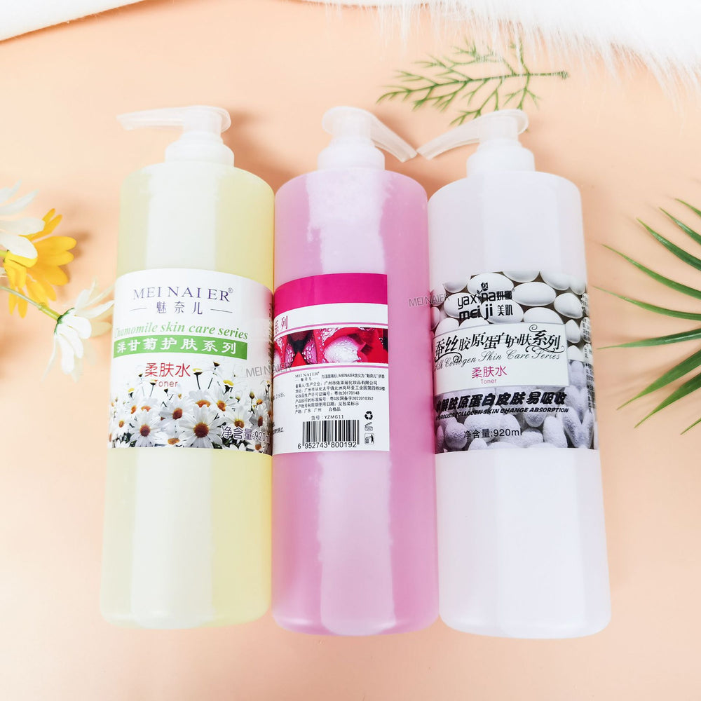 Rose hydrating and moisturizing toner - refreshing, oil control, pore minimizing, brightening - 1000g - nourishing skin softening toner - wholesale