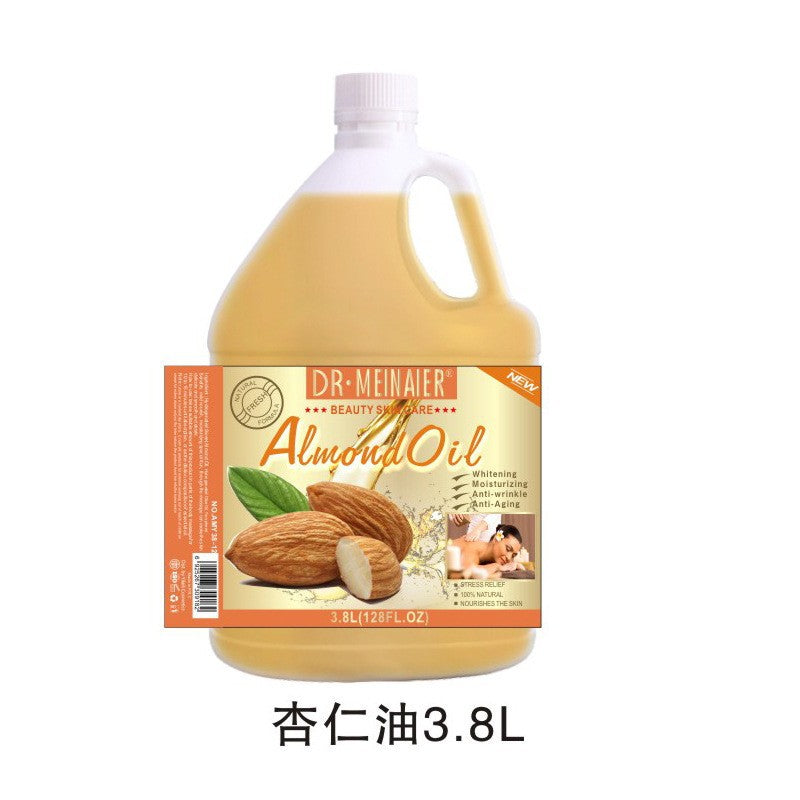 Export large bucket aromatic whitening and moisturizing oil for face and body moisturizing essential oil coconut rose argan oil brightening skin