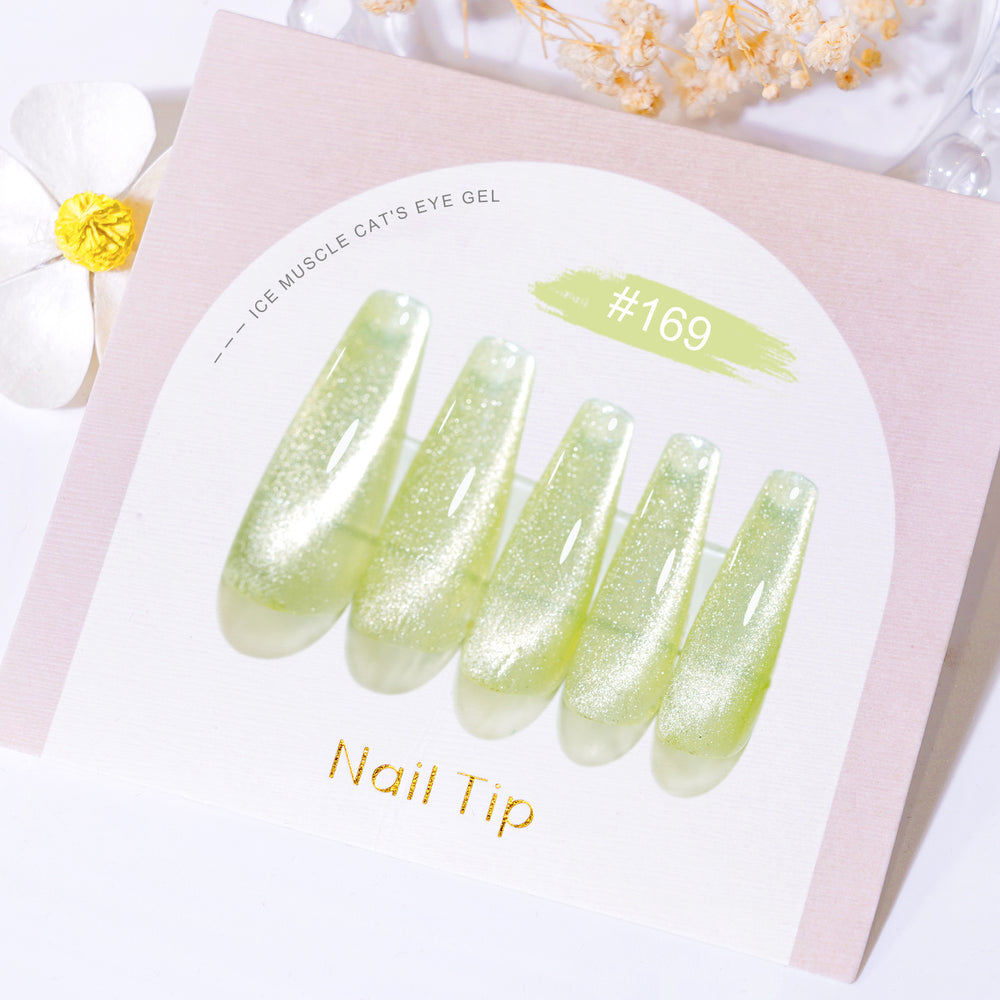 Risyal ice crystal cat eye gel polish 12ml - new nail art no-wipe color gel, side light & wide light, non-smudge, nail gel