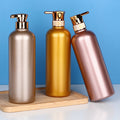 Round shoulder 750ml plastic bottle blow molding press empty bottle pet refill lotion shampoo shower gel bottle