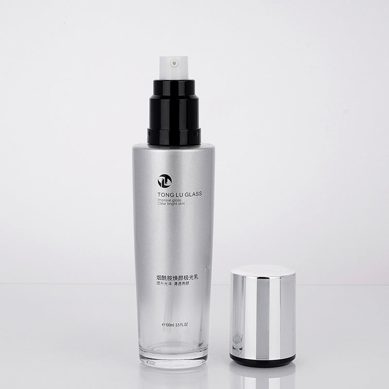 New arrival skin care product packaging glass bottle 120ml skin care lotion glass bottle 50g cream empty bottle manufacturer supply