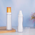 100ml pet light-proof makeup setting thick wall double-layer dispensing spray lotion cosmetic bottle diamond-shaped double-layer bottle medium bottle ml