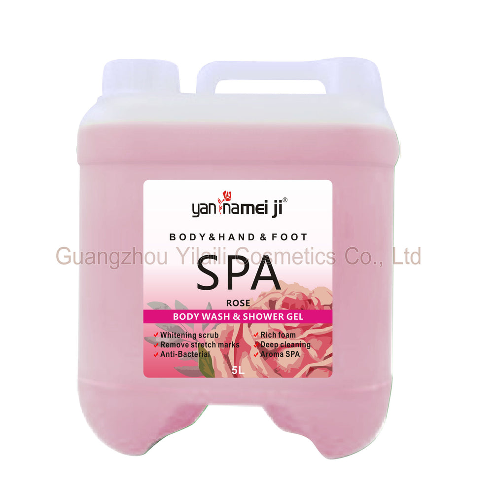 lavender concentrated shower gel silky skin plumping foam long-lasting fragrance all-over rose shower gel 5l