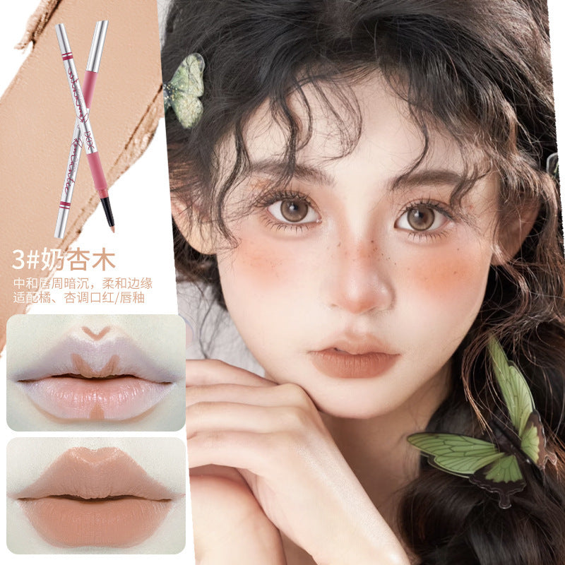 Xixi velvet mousse lip liner comes with a pencil sharpener, matte matte to outline the lip shape, long-lasting and non-fading