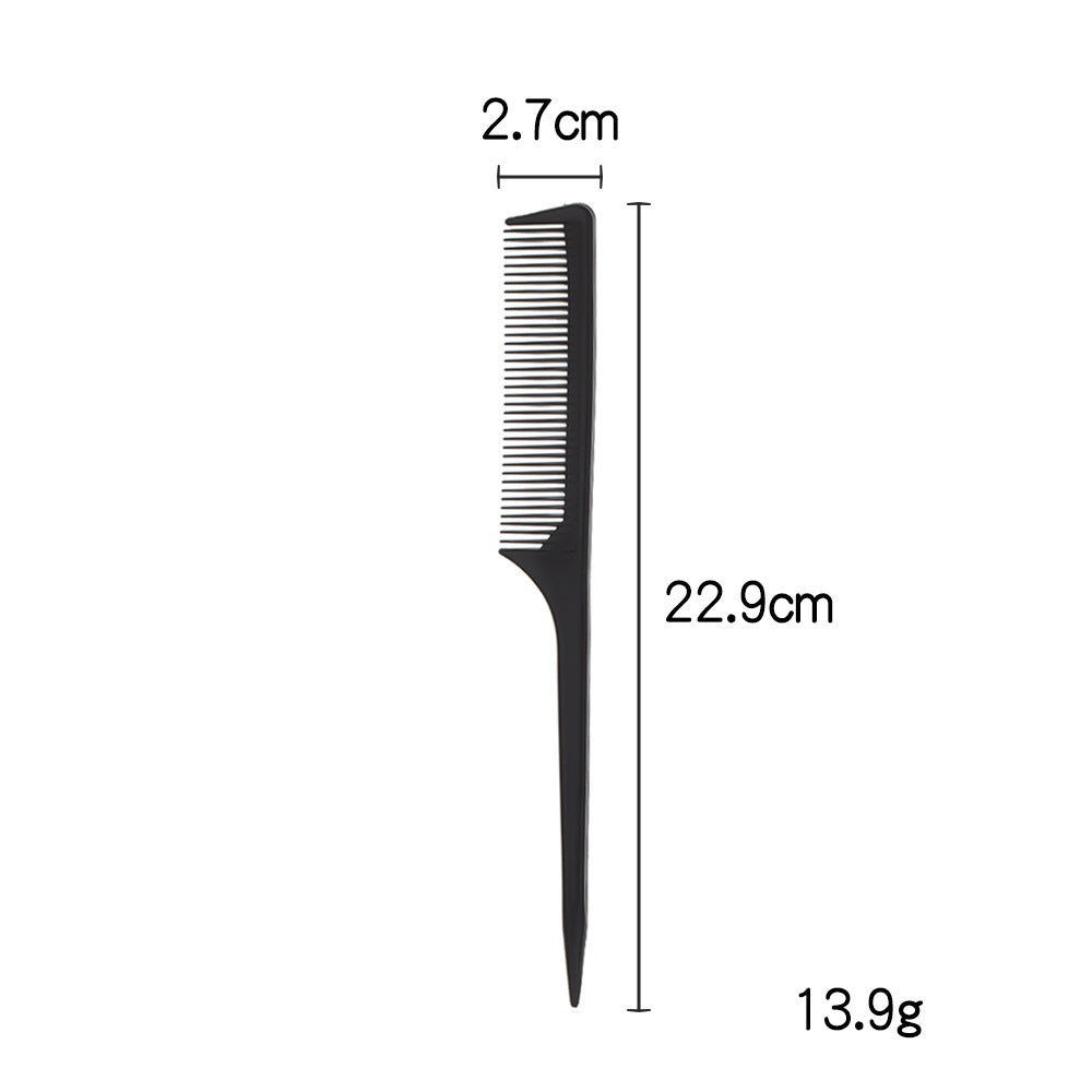 Hairdressing comb cross-border various combs barber shop special comb pointed tail dual-purpose oil head comb can be printed with logo and fixed color