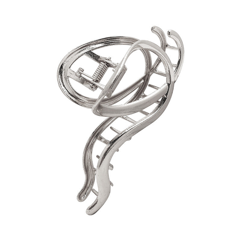 Irregular metal line gripper women's hair clip new arrivaleasiest for match trendy headwear classy back shark clip hair accessories