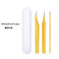 New stainless steel precision tip yellow dolphin clip to remove acne, blackheads, and closed mouth tools to pick and squeeze acne in stock