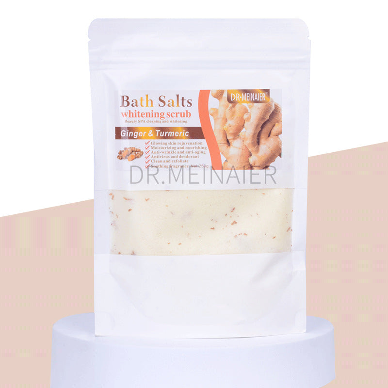 petal aromatherapy sea salt body scrub bath salt 250g bath exfoliation cleansing and smoothing foreign trade wholesale