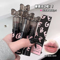 Gege bear crystal clear plumping lip glaze - waterproof, smudge-proof, mirror glass finish, moisturizing lipstick