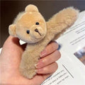 Plush double-sided small light brown color-11cm