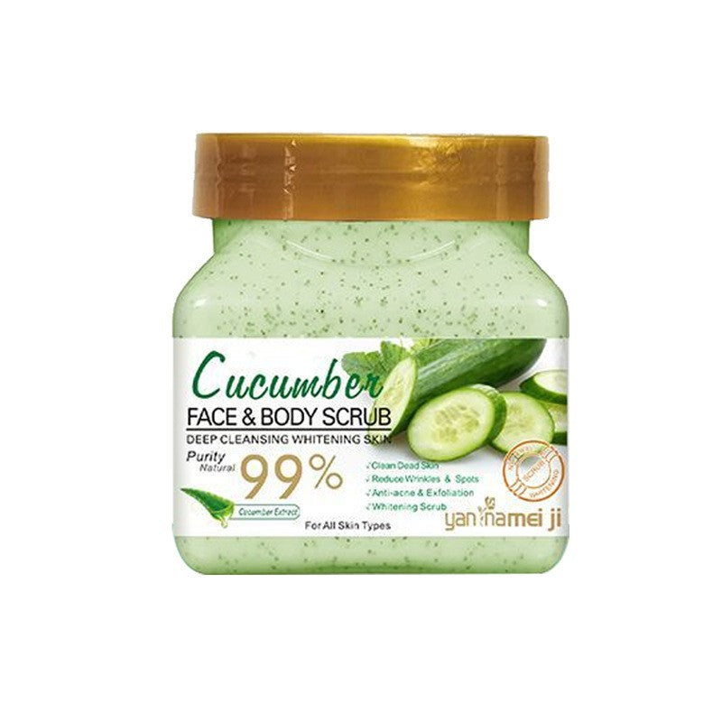 fruit scented bath salt, whole body exfoliating chicken skin square bottle scrub, deep cleansing bath mud rub 500g