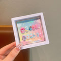 4# [purple square box] my little pony nail stickers