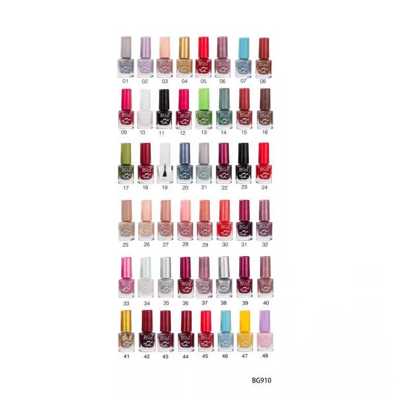Long-lasting, oil-based, no-bake, peel-free nail polish. vibrant, small-batch nail polish for students. small bottle nail polish, 6.5ml