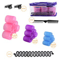 Amazon hair roller makeup bag set - heatless hair curler kit for cross-border e-commerce