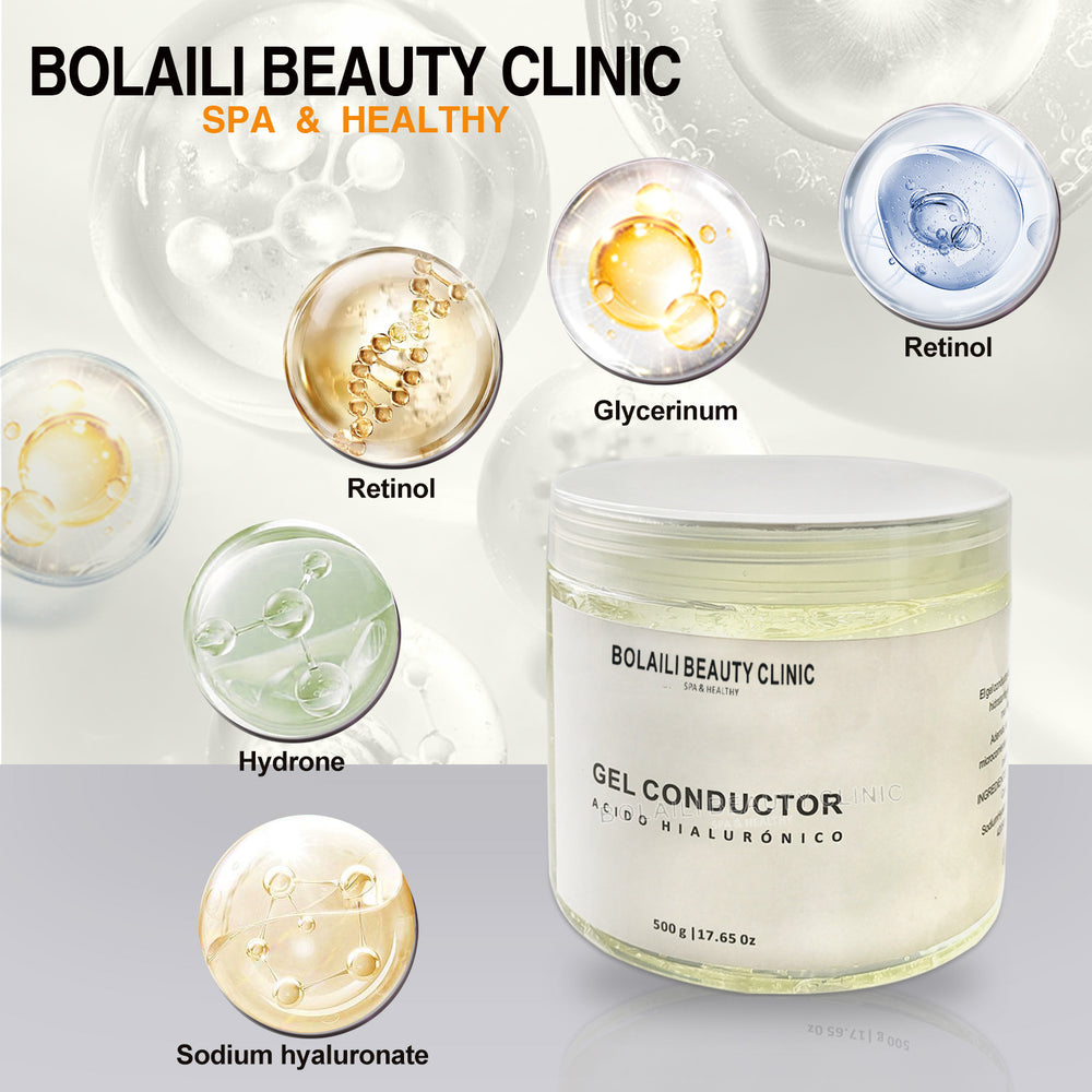 facial gel hyaluronic acid gel hydrating and firming instrument introduction massage gel export wholesale