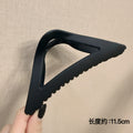 Frosted triangle black-11.5cm
