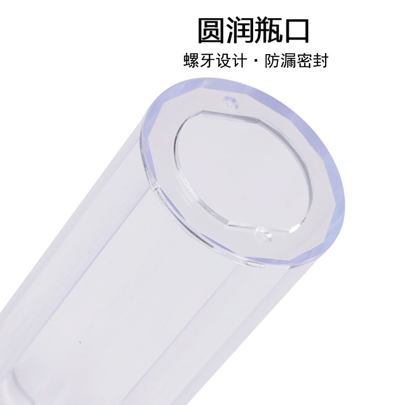 100ml pet light-proof makeup setting thick wall double-layer dispensing spray lotion cosmetic bottle diamond-shaped double-layer bottle medium bottle ml