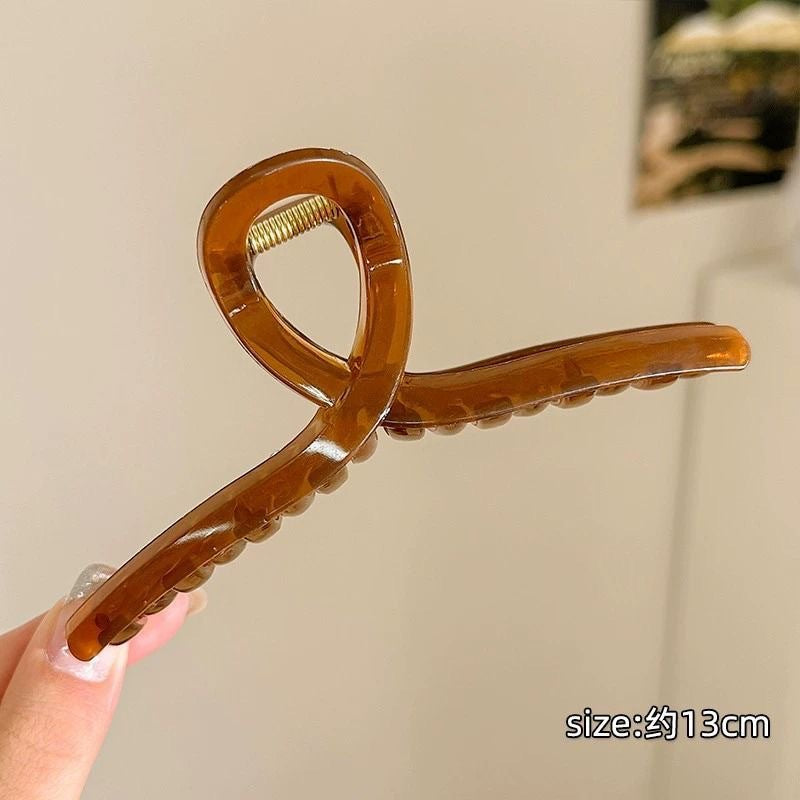 Classy sense of exquisite back head hair clip large hairpin female summer hair volume shark clip hair headwear hair accessories