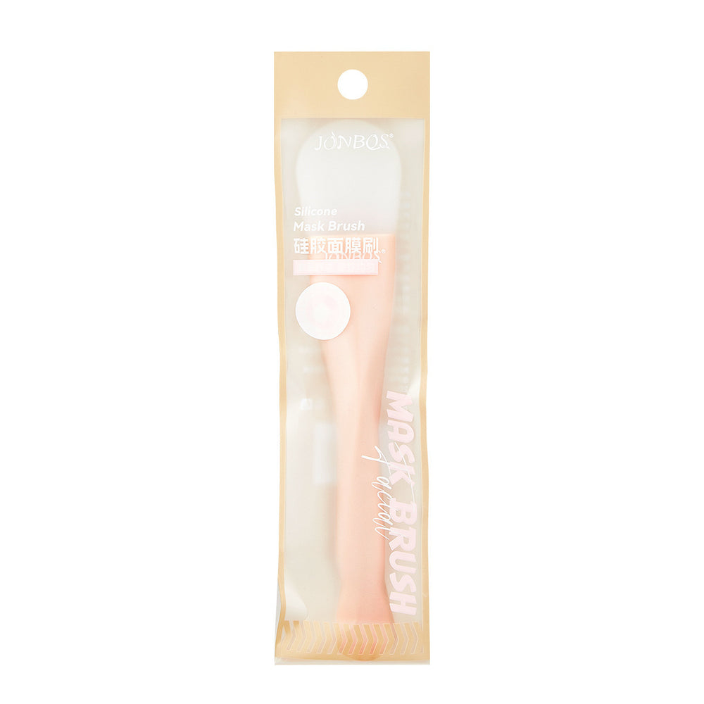 Jonbos double-ended mask brush - silicone brush & spatula 2-in-1 multifunctional beauty applicator for mud masks