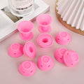 Ready-to-ship silicone hair curlers - mushroom & bell style - damage-free, heatless hair curlers for bangs & hair styling - wholesale