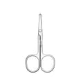 Stainless steel 2.0 mirror-polished nose hair trimmer & eyebrow scissors - round tip, precision trimming, beauty tool, eyebrow scissors
