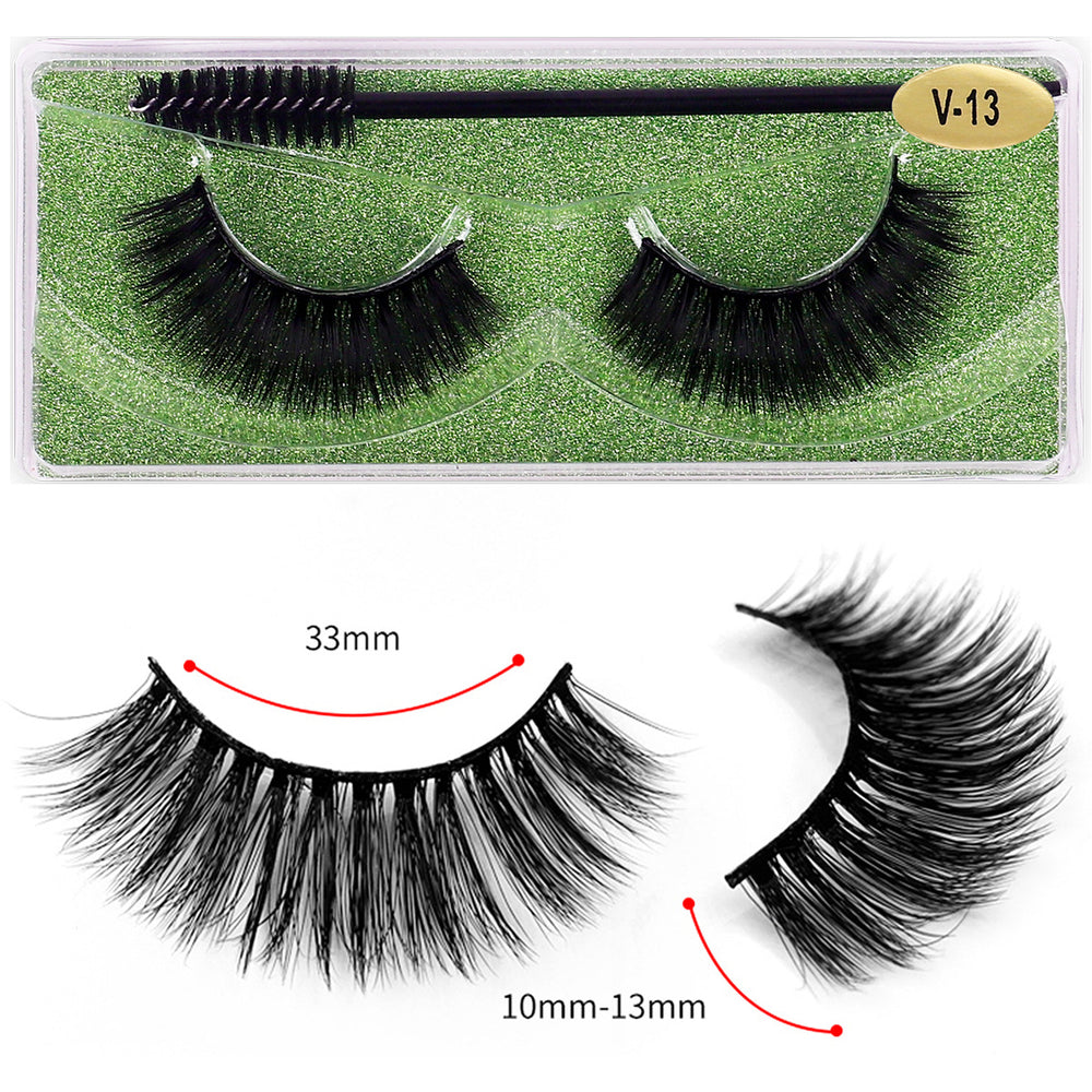 fashion fake eyelashes suit slim cross thick imitation mink eyelashes one-piece fashion style