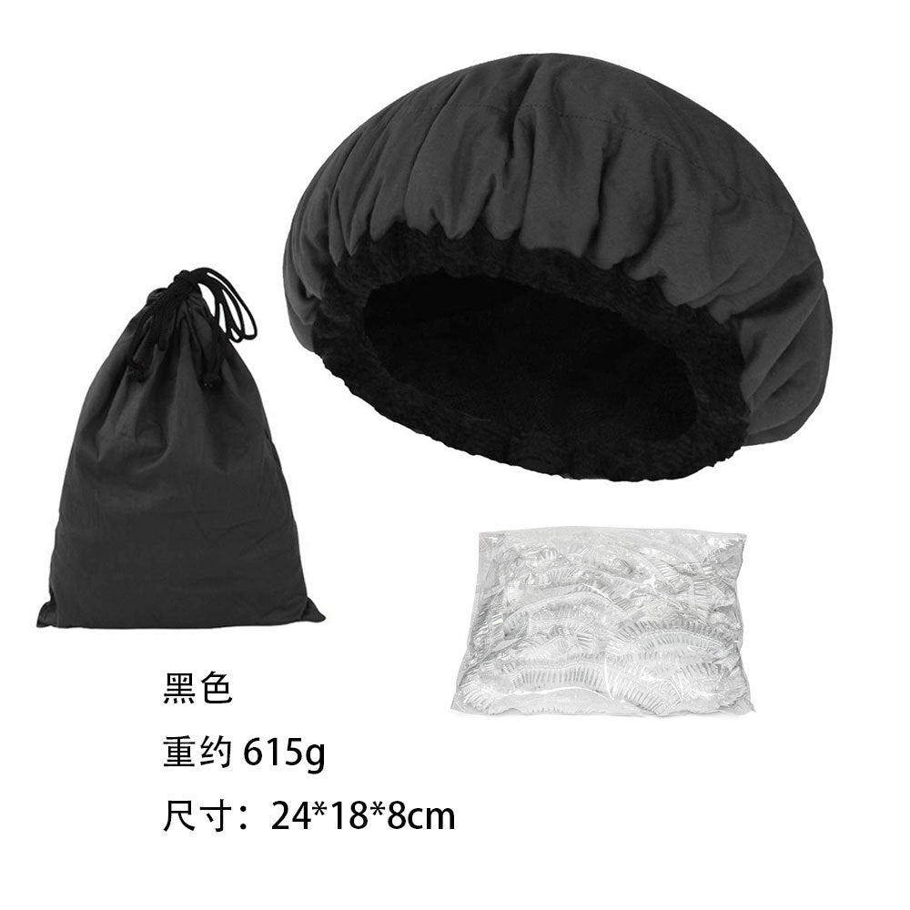 Dry hair cap, baking oil cap, hair care perm cap, flaxseed drying cap, microwave heating cap dry hair