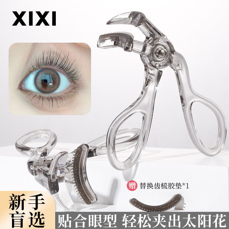 Xixi one-clip curling comb teeth eyelash curler wide angle nature curling long-lasting hair-styling sunflower partial eyelash curler