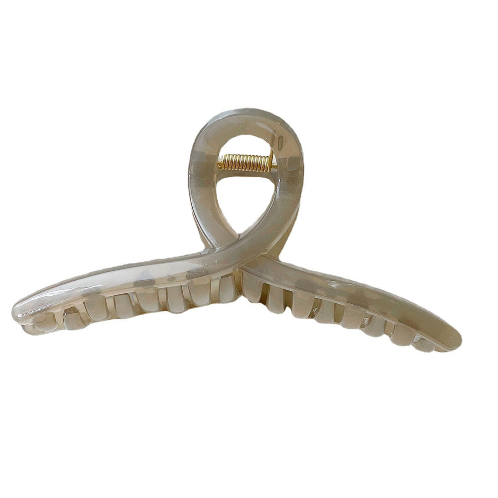 Can't shake off the 15cm jelly color large cross gripper acrylic back of the head shark clip elegant hairpin headwear