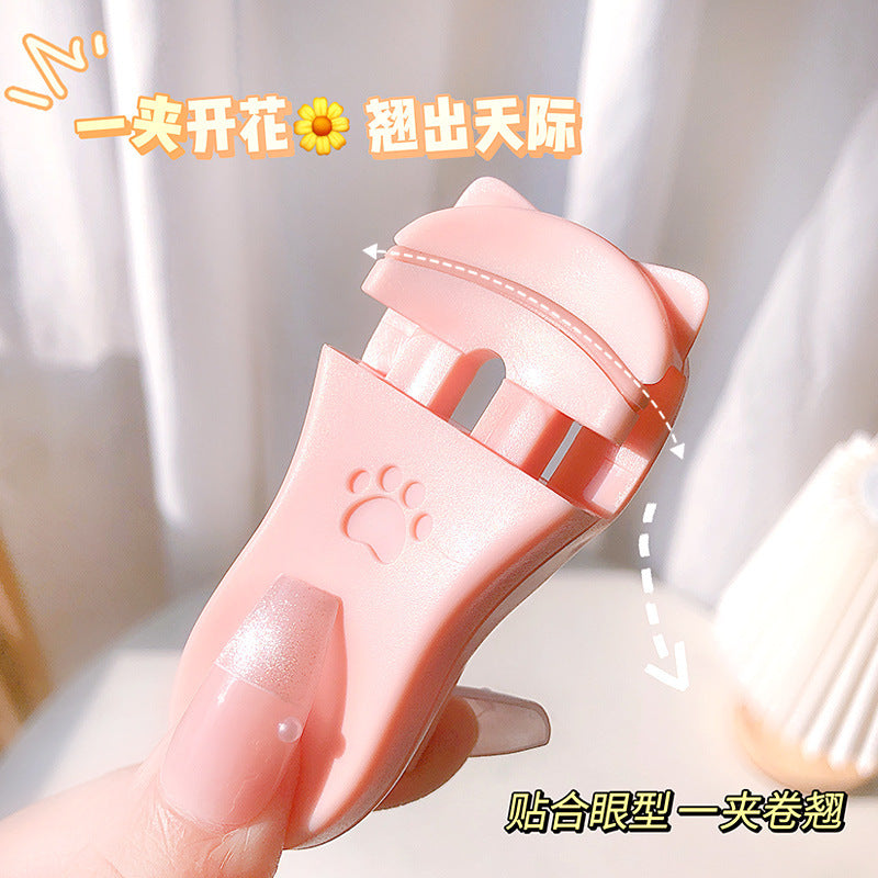 Jonbos cat paw wide-angle partial eyelash curler set - curling, long-lasting hold, eyelid-friendly lash curler