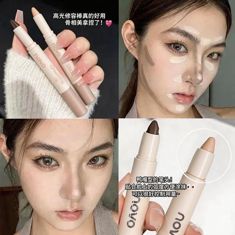 Novo unbounded sculpting full face multi-purpose pen matte highlight face brightening nose shadow shadow all-in-one multi-purpose pen