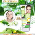 export gentle cleansing milk soap base facial cleanser rice cucumber foam amino acid mousse deep cleansing