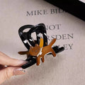 Cute cartoon kitten medium-sized gripper on the back of the head, shark clip, niche styleclassy design, easiest for match hair accessories, trendy