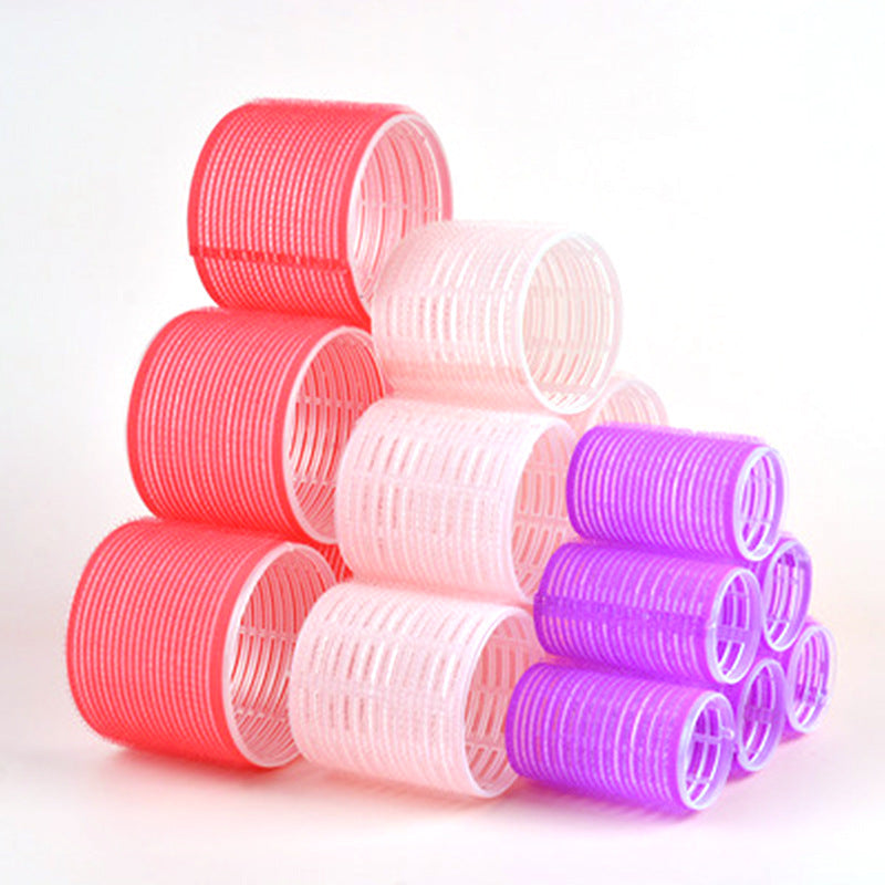 Dionylon hair curler package cross-border lazy curling barrel comb clip pvc packaging ready stock manufacturer direct supply