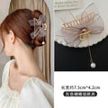 New arrivalclassy sense bow hair clip summer autum tassel gripper lace shark clip mesh hair clip hair clip hair accessories