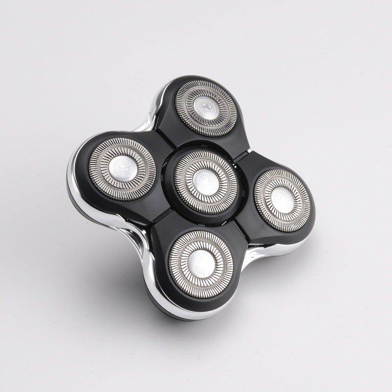 Shaver bald head machine five-blade remington pull-out power spare rotary accessories fast charging cross-border exclusive supply