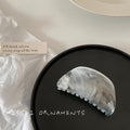 Super fairy ink smudged hair clip casualretro back of the head clip elegant shark clip headwear gray chinese style female